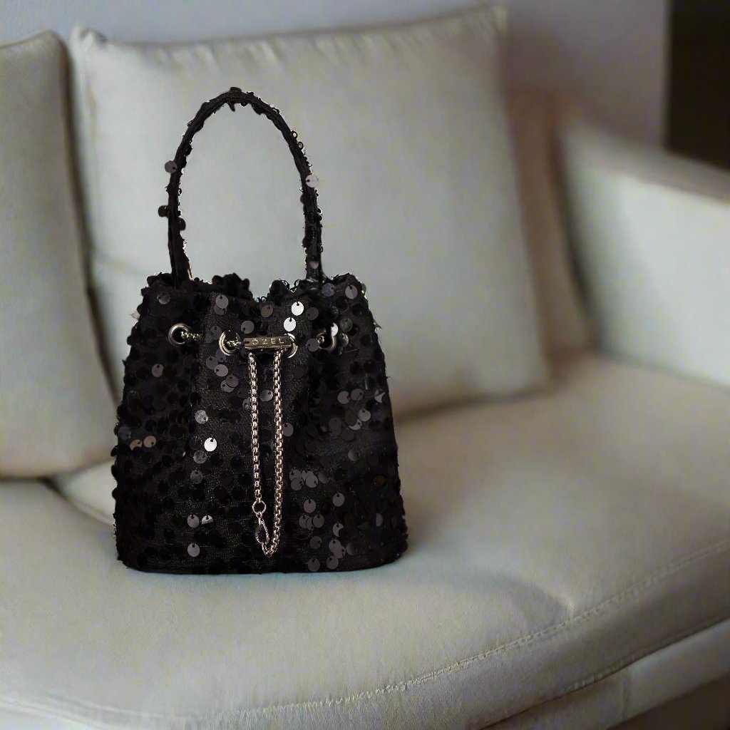 Adore Sequin Bucket Bag