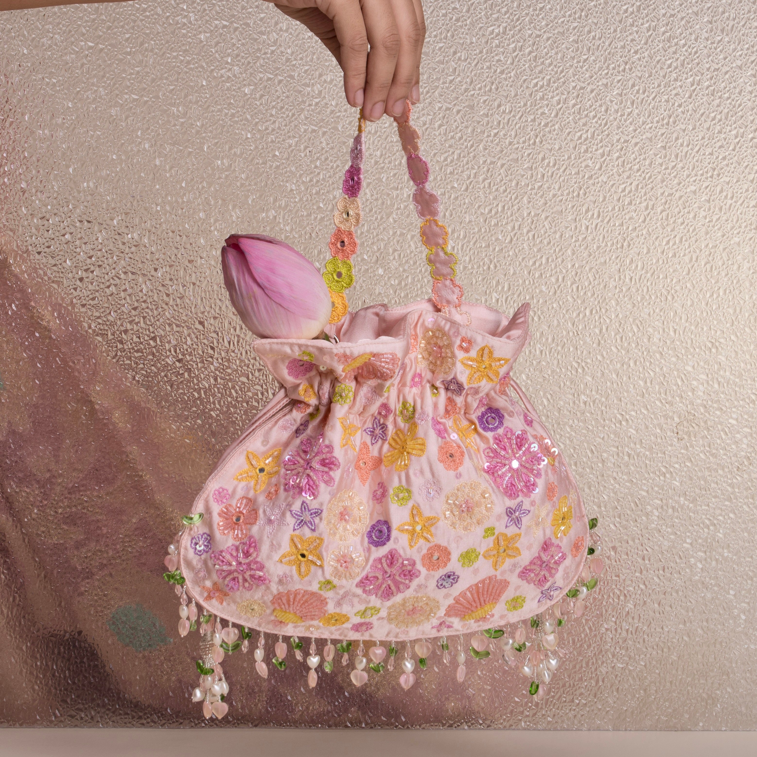 Valley of Flowers Potli Bag