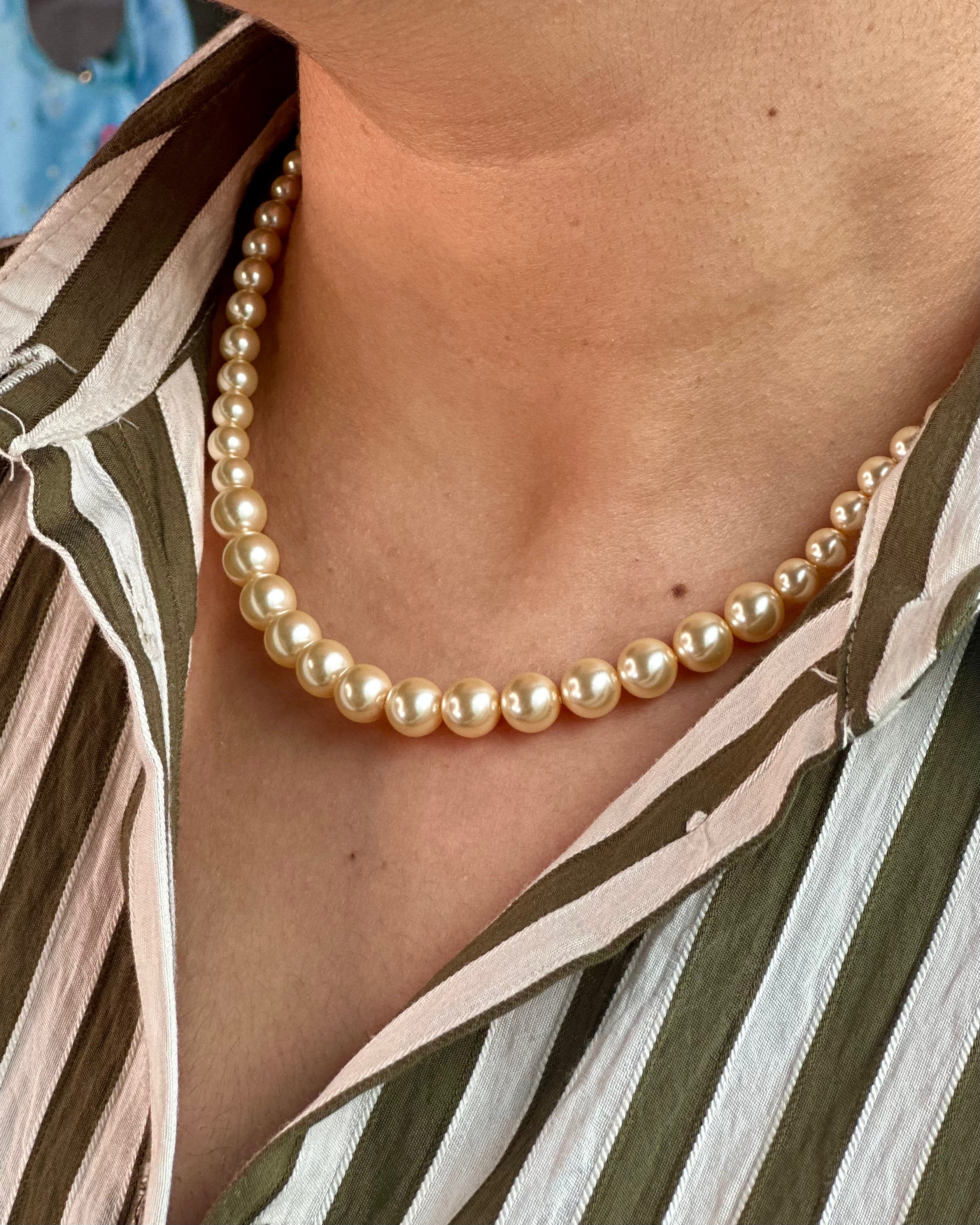 Swarovski Gradient Pearl Necklace