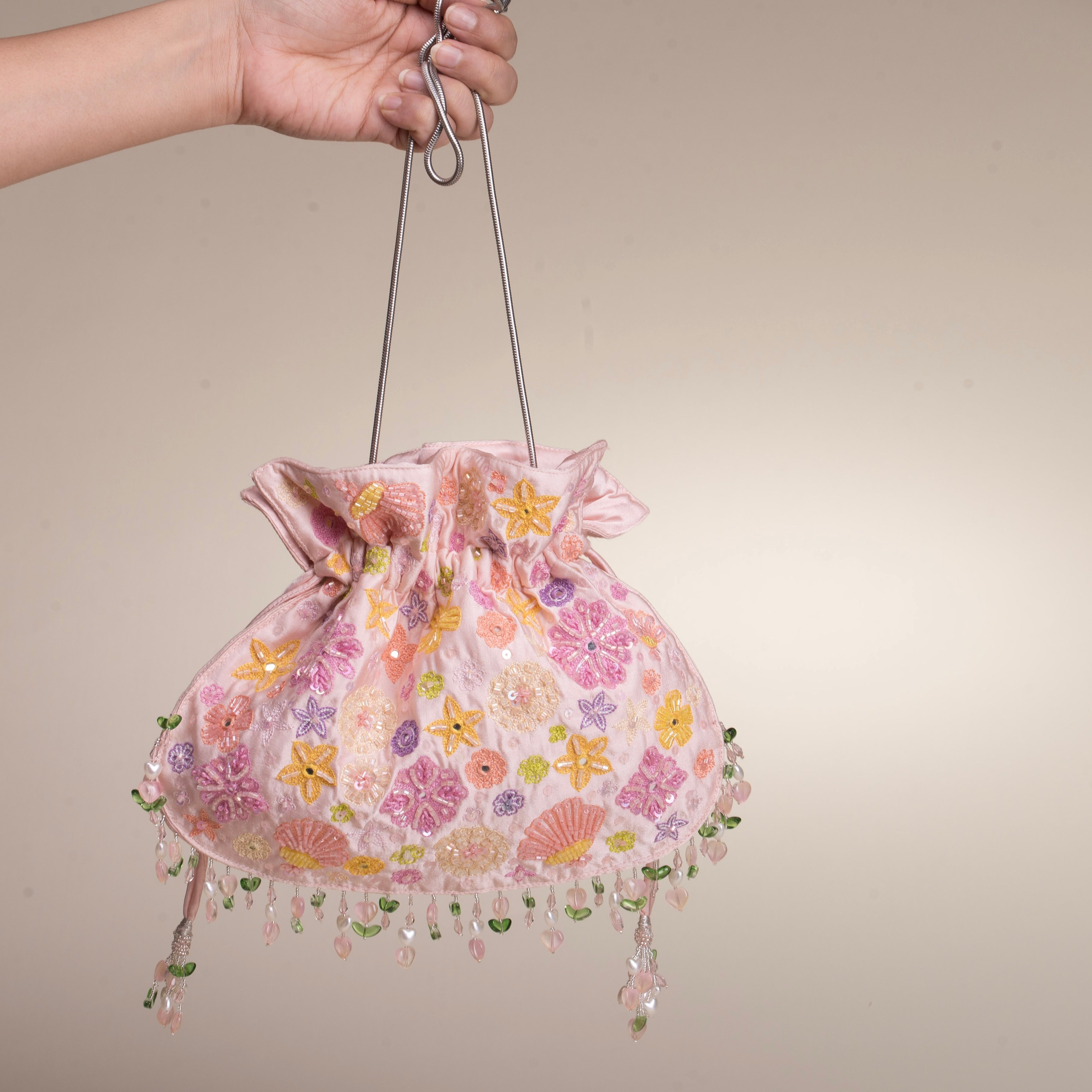 Valley of Flowers Potli Bag