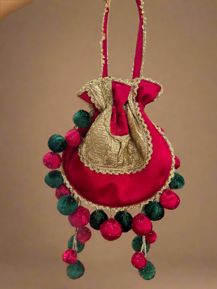 Rani Gota Potli bag