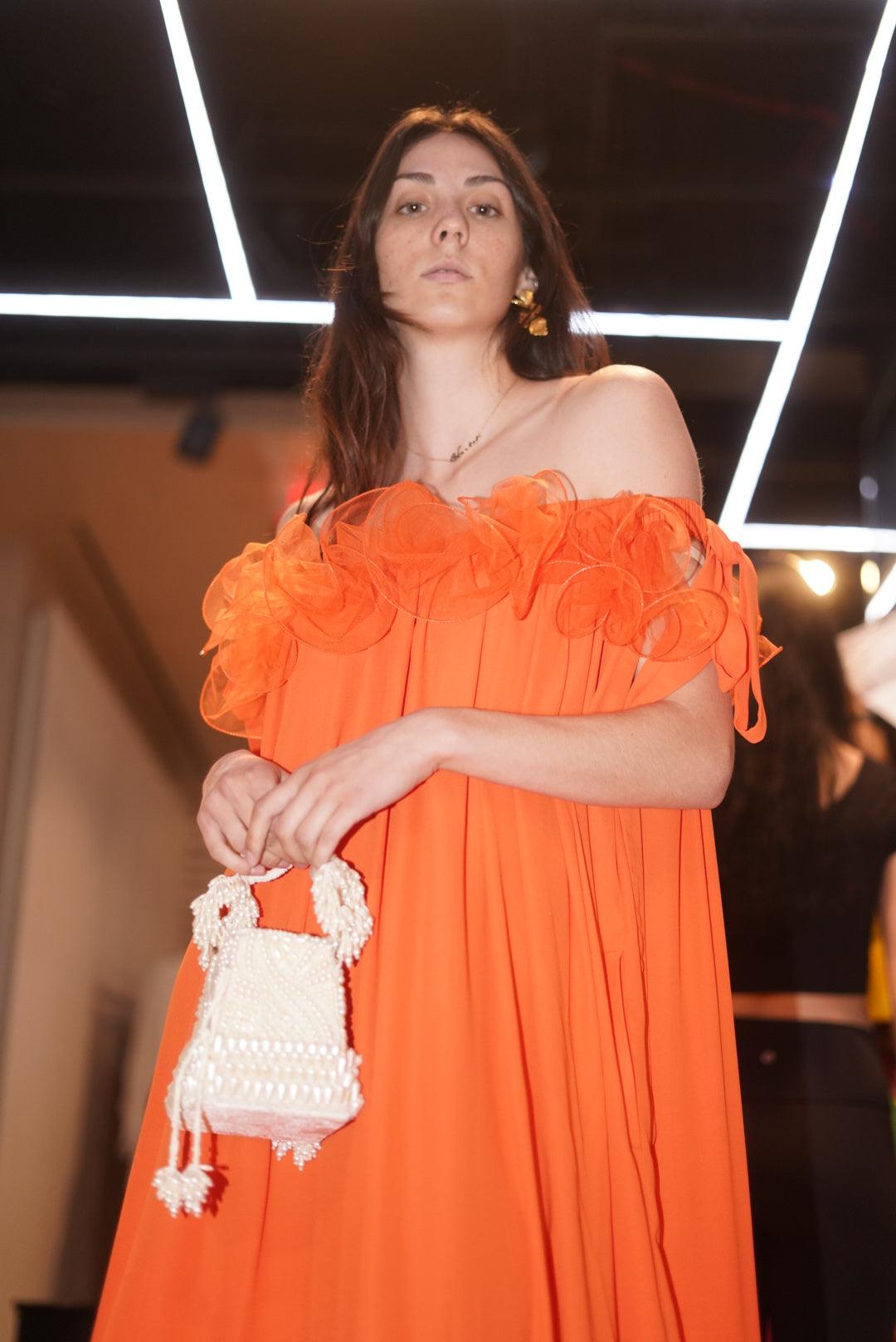 Pearls structured bag (NYFW) - Ozel